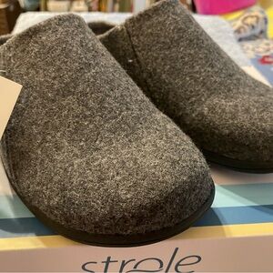 Charcoal Gray Strole Slip On Shoes